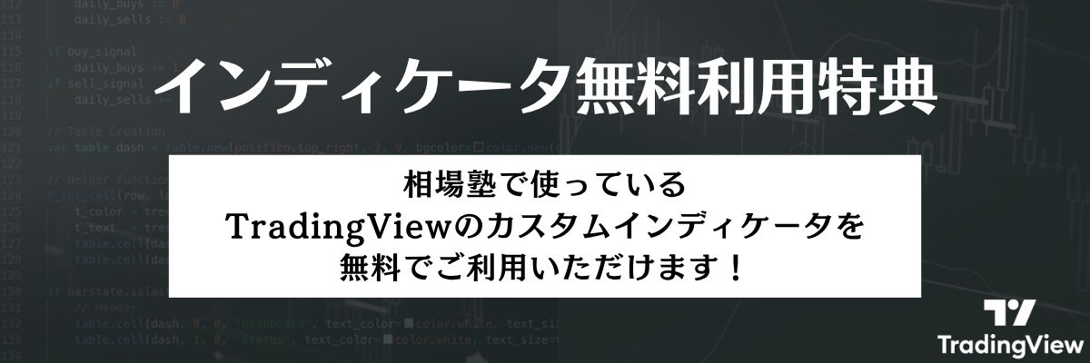 インディケータ無料利用特典